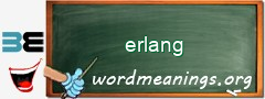 WordMeaning blackboard for erlang